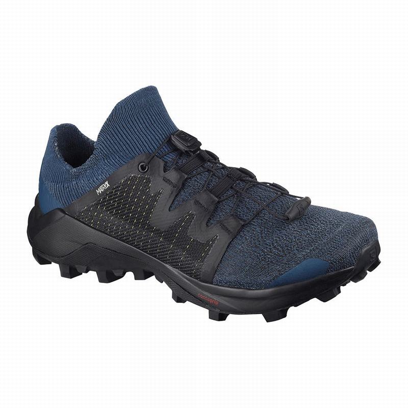 Salomon Israel CROSS /PRO - Mens Trail Running Shoes - Navy/Black (PFOC-18746)